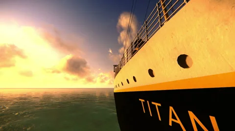 Titanic view Vídeos de archivo 34476510