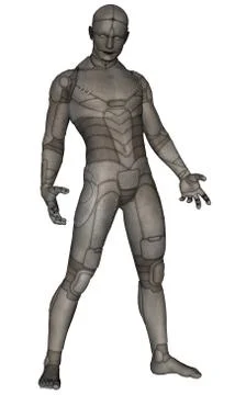Titanium man Stock Illustration