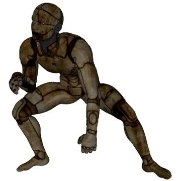 Titanium man Stock Illustration
