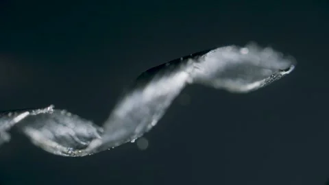 Titanium spiral shavings Stock Footage 324029192