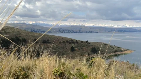 Titicaca lake bolivia Stock Footage 44252907