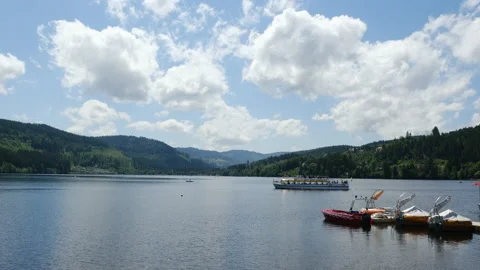 Titisee Neustadt Timelapse Stock Footage 197375612
