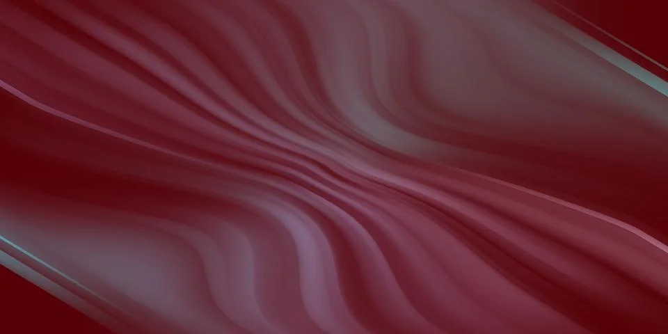 Title: Abstract Dark Red Wavy Background Stock Illustration