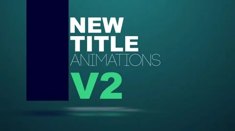 After Effects Template: Title Animation #58123840 | Pond5