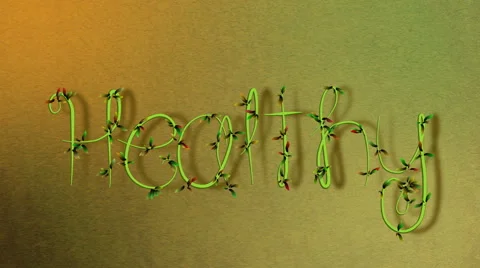 Title animation of growing vine Stock Footage 61283675