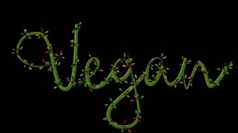 Title animation of growing vine Stock Footage 61365504