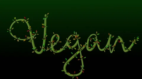 Title animation of growing vine Stock Footage 61366411