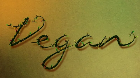 Title animation of growing vine Stock Footage 61366938