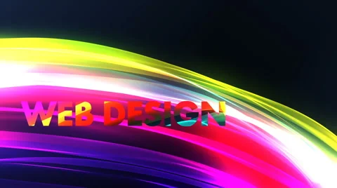 Title animation for web design Stock Footage 61734960