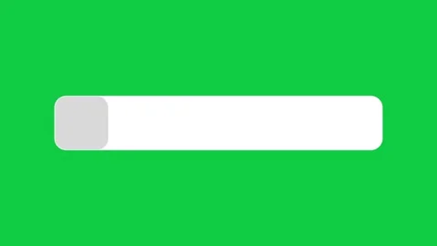 Title bar with icon bar animation  with pointer on a green screen, simple animat Stock Footage 305323933