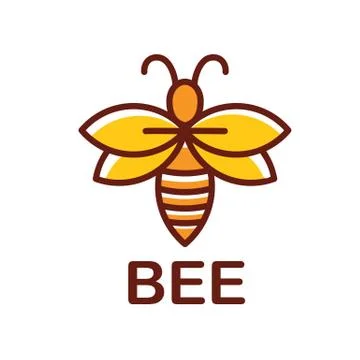 Title	 bee icon - bee logo design Stock Illustration