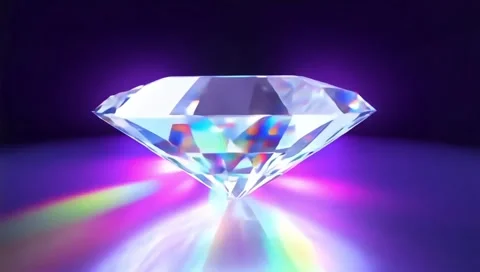 Title: diamond on blue background Stock Footage 303843782