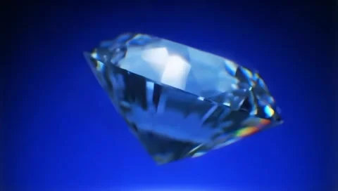 Title: diamond on blue background Stock Footage 303843787