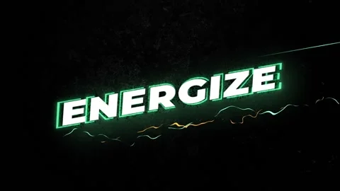 Title Energize  After Effects	Stock