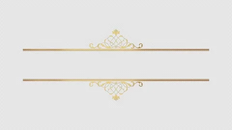 A title frame with gorgeous Rococo-style gold ornamentation 스톡 동영상 341467327