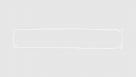 A title frame with rounded corners and undulating hand-drawn looping lines Stock Footage 341546952