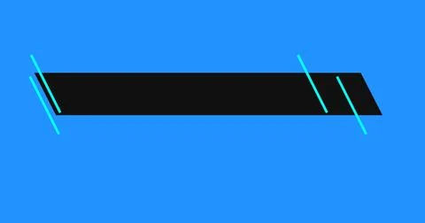 Title infographic banner lower third animation. News headline broadcast set.. Stock Illustration