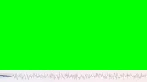 Title line with seismograph arrow Stock Footage 88124099