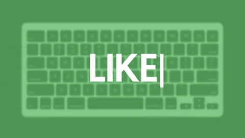 Like title. Modern flat web template with keyboard template on gray background Stock Footage 205148862