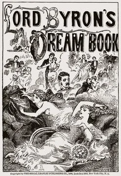  Title page of Lord Byron s dream book, George Gordon Noel Byron, 6th Baro... Stock Photos