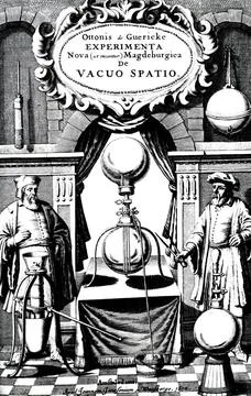  Title page of The new (so-called) Magdeburg experiments of Otto von Gueri... Stock Photos
