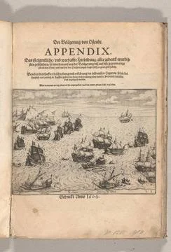 Title print for the Appendix: the destruction of Spanish Gays, 3 October 1... Stock Photos
