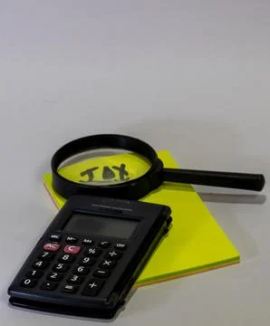 Title: Tax Calculation Essentials Stock Photos