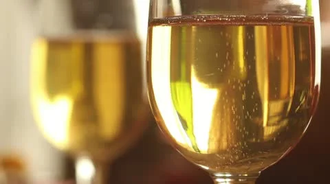 Title Two Champagne Flutes Video stock 10591471