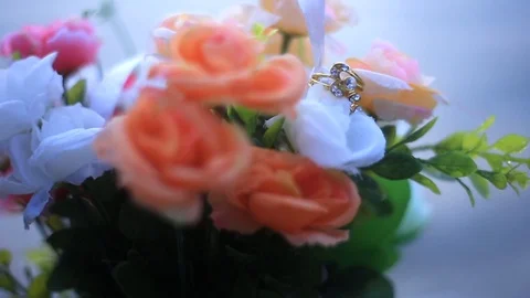 Title video shot of  wedding Stock Footage 92862841