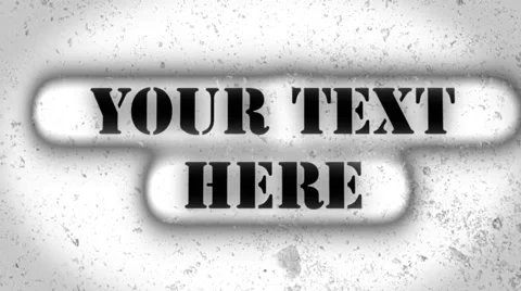 Title White sprayboard on concrete Stock After Effects