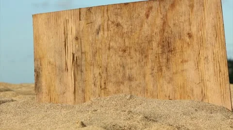 TitleBoardBeach Stock Footage 9483524