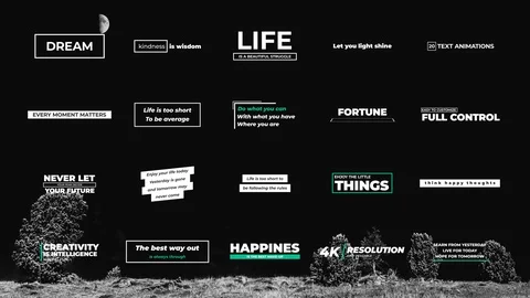 Titles Stockmateriaal After Effects