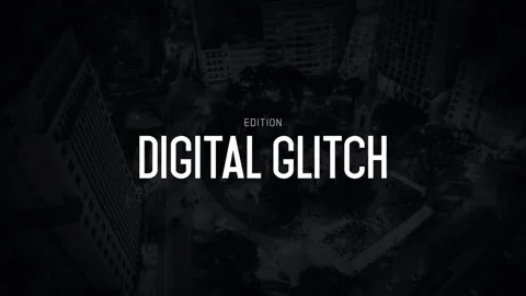 Titles Animator - Digital Glitch Stock After Effects