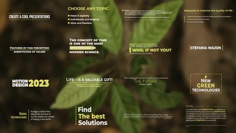 Titles for presentations, your videos and advertising 스톡 After Effects
