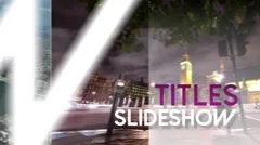 Titles Slideshow - Apple Motion 5 and Final Cut Pro X Template Stock After Effects