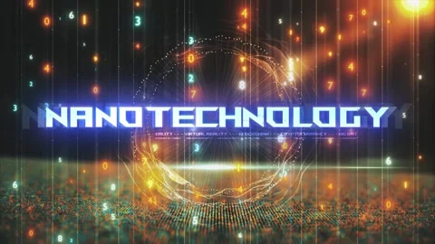 Titles from Technological Concepts in Digital Environment Nanotechnology Stock Footage 286338325