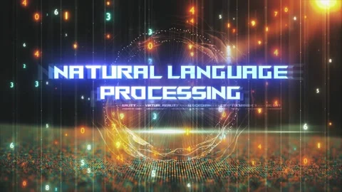 Titles from Technological Concepts in Digital Environment Natural Language P Stock Footage 286338328