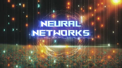 Titles from Technological Concepts in Digital Environment Neural Networks Stock Footage 286338346