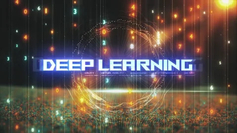 Titles from Technological Concepts in Digital Environment Deep Learning Stock Footage 286338356