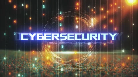 Titles from Technological Concepts in Digital Environment Cybersecurity Stock Footage 286338390