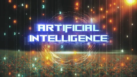 Titles from Technological Concepts in Digital Environment Artificial Intelli Stock Footage 286338503