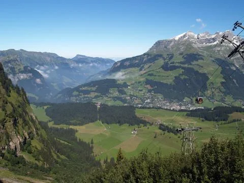 Titlis mountain landscape Foto stock