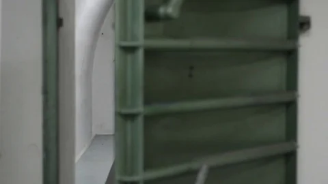 Tito's bunker. Underground Atomic War Command.  Konjic, Bosnia and Herzegovina Stock Footage 82312155