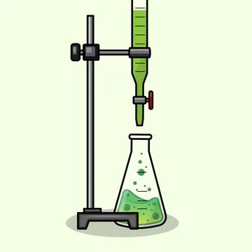 Titration Stock Illustration