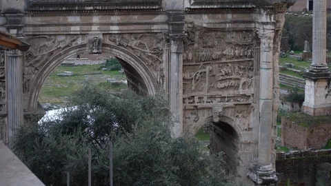 Titus arch Stock Footage 124866500