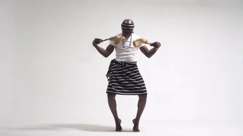 Tiv Swange Dancer Stock Footage 263486917