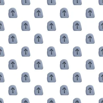 Tiwaz rune stone pattern symbolizing victory and honor Stockillustratie