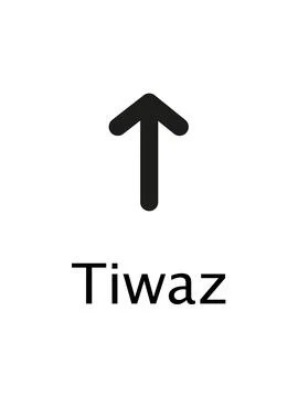 Tiwaz Runes Stock Illustration