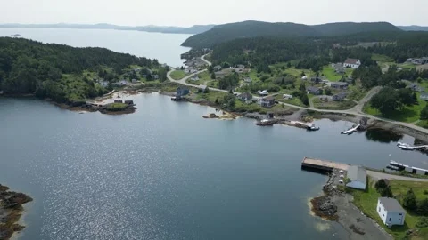 Tizzard's Harbor, Newfoundland, Canada 12 Stock Footage 319599693