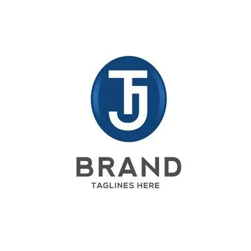TJ letter logo design vector illustration template Stock Illustration